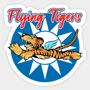 Flying Tigers WWII Insignia Sticker